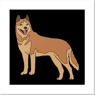 Cute Brown Dog Posters and Art